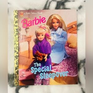1997 "Barbie: The Special Sleepover" Hardcover, Little Golden Book Kid’s Book
